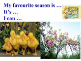 外研版（一年级起点）小学五年级英语下册Module 4 Unit 2 My favourite season is spring.  课件1