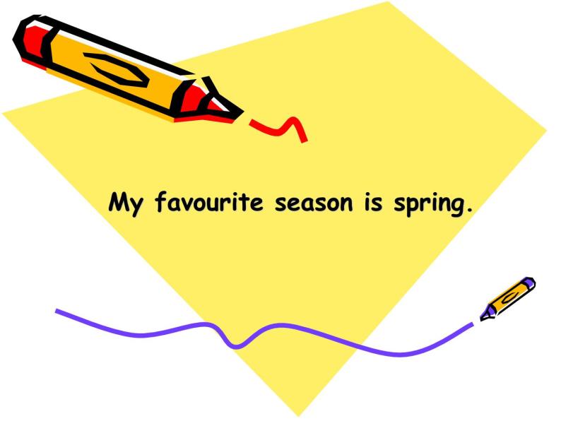 外研版（一年级起点）小学五年级英语下册Module 4 Unit 2 My favourite season is spring.  课件601