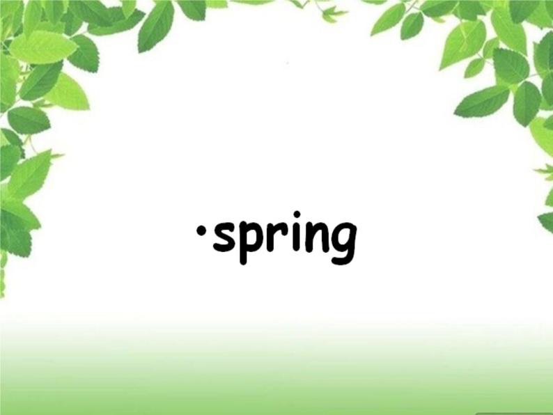 外研版（一年级起点）小学五年级英语下册Module 4 Unit 2 My favourite season is spring.  课件603