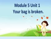 外研版（一年级起点）小学五年级英语下册Module 5 Unit 1 Your bag is broken.   课件5