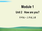 外研版英語三年級上冊Module 1 Unit 2課件+教案+音視頻