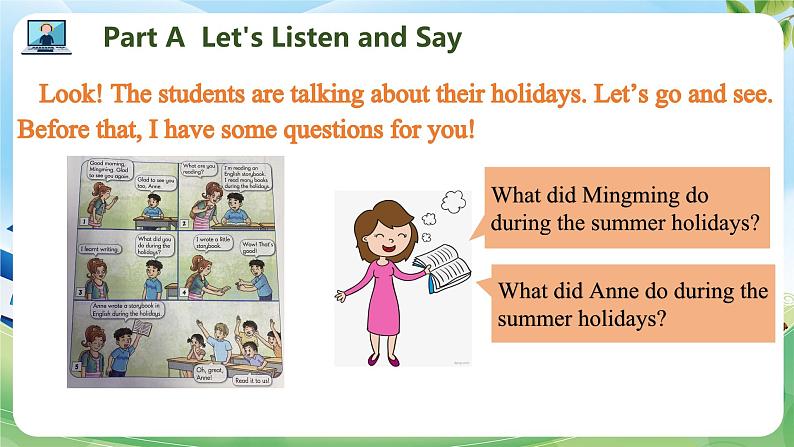 Unit 1 What did you do during the holidays PartA-PartC （课件）湘少版（三起）英语六年级上册03