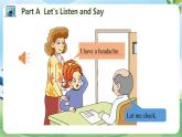 Unit 10  I don’t feel well today PartA-PartC（课件）湘少版（三起）英语六年级上册