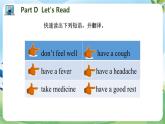 Unit 10  I don’t feel well today PartD-PartF（课件）湘少版（三起）英语六年级上册