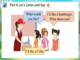 Unit 2 I’d like a hamburger PartA-PartC（课件）湘少版（三起）英语五年级上册