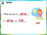 Unit 7 What time do you get up PartD-PartF（課件）湘少版（三起）英語(yǔ)五年級(jí)上冊(cè)