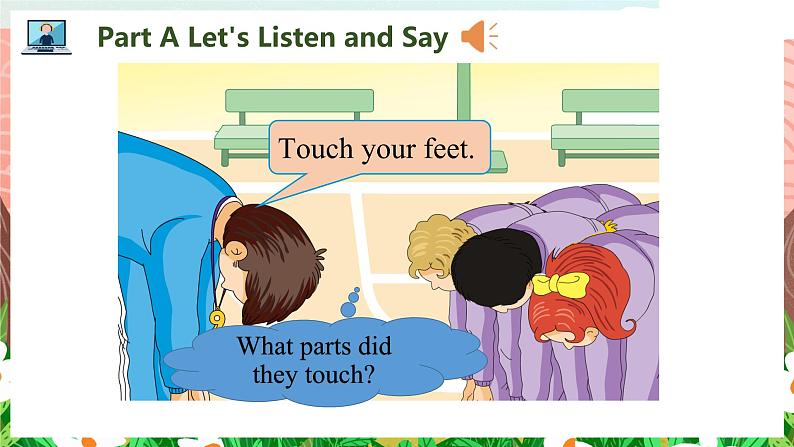 Unit 10  Touch your head PartA-PartC（课件）湘少版（三起）英语三年级上册06