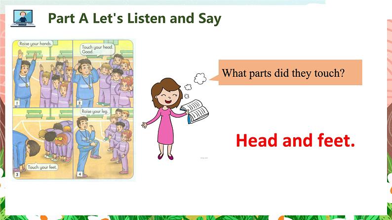 Unit 10  Touch your head PartA-PartC（课件）湘少版（三起）英语三年级上册08