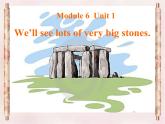 外研版（一年级起点）小学五年级英语下册Module 6 Unit 1 We'll see lots of very big stones   课件