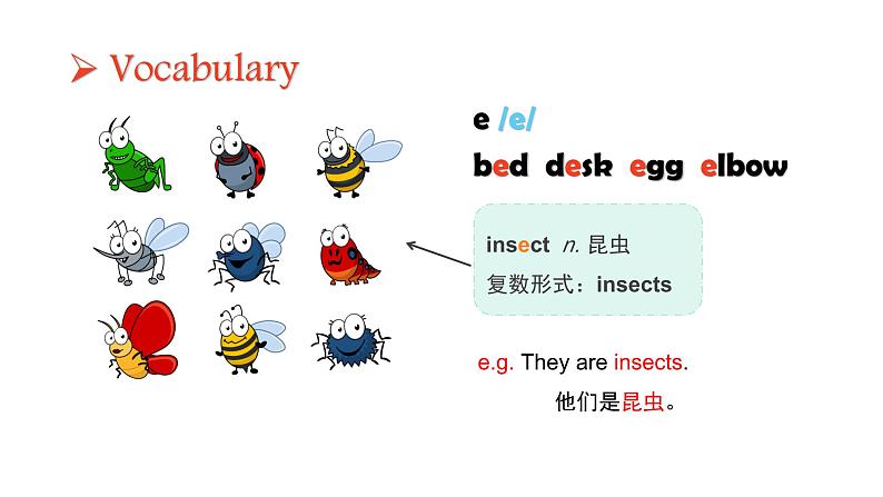 【环节有趣 寓教于乐】M4U1 Insects 英语复习课件 三年级上册 上海牛津版（试用）06