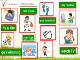 外研版（一年級起點）小學(xué)五年級英語下冊Module 7 Unit 1 My father goes to work at 8 o'clock every morning.   課件1