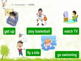 外研版（一年級起點）小學(xué)五年級英語下冊Module 7 Unit 1 My father goes to work at 8 o'clock every morning.   課件1
