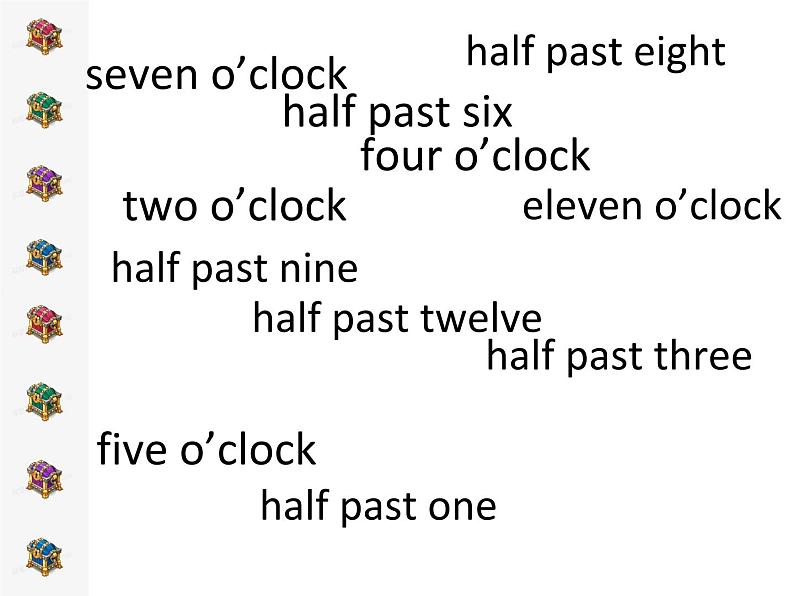 外研版（一年级起点）小学五年级英语下册Module 7 Unit 1 My father goes to work at 8 o'clock every morning.   课件204