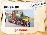 外研版（一年級起點）小學(xué)五年級英語下冊Module 7 Unit 1 My father goes to work at 8 o'clock every morning.   課件4