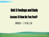 冀教版英语三年级上册Unit 3 Lesson 13课件+教案+音视频