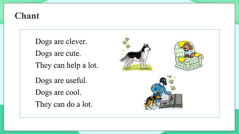 Module 7 Unit 1 His dog can help him (第1课时) 课件02