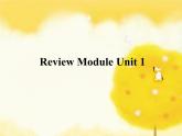 外研版（一年级起点）小学五年级英语下册Review Module Unit 1  课件