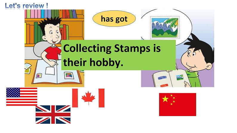 外研版（一年级起点）小学六年级英语上册Module 3 Unit 2 Collecting stamps is my hobby.   课件04