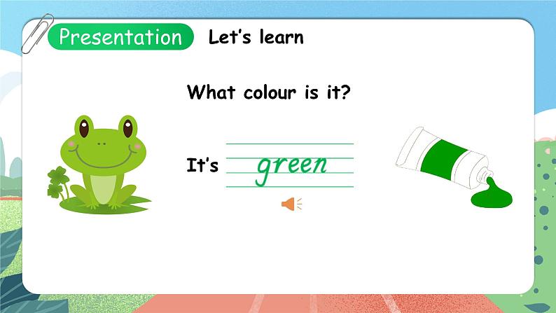【核心素养目标】人教版PEP小学英语 三年级上册 Unit 2 Colours  Part A Let’s learn 课件+教案+练习（含教学反思和答案）08