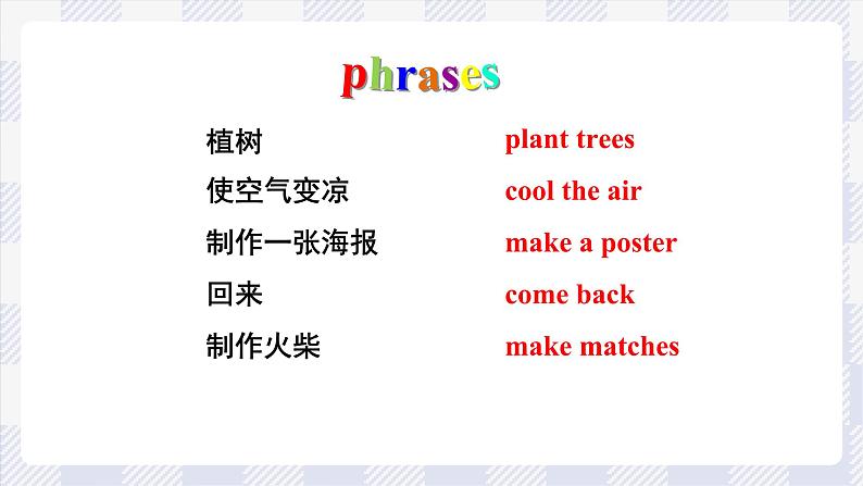 沪教版英语六年级上册 Revision 4 课件04