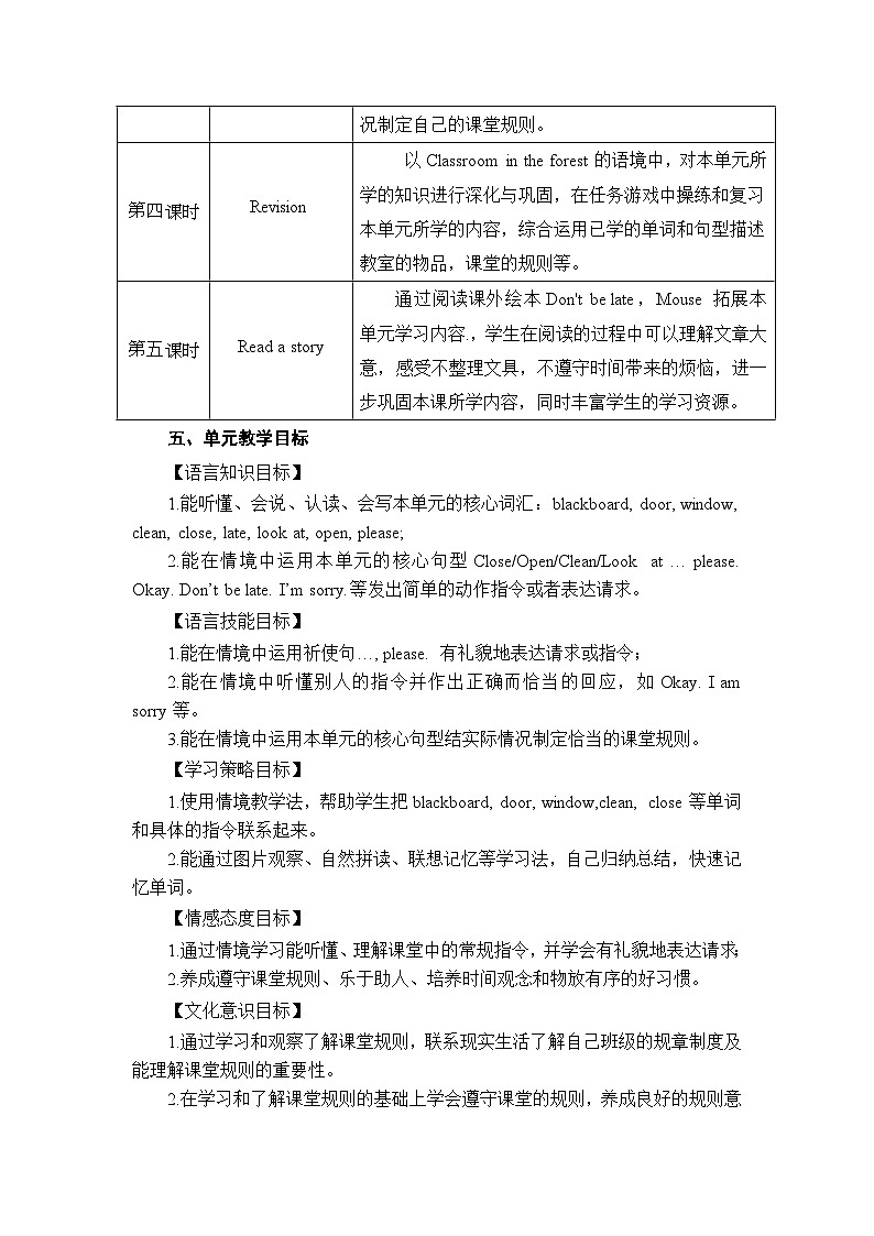 沪教版英语三年级上册 Unit 7《In the classroom》（第五课时）课件+教案03