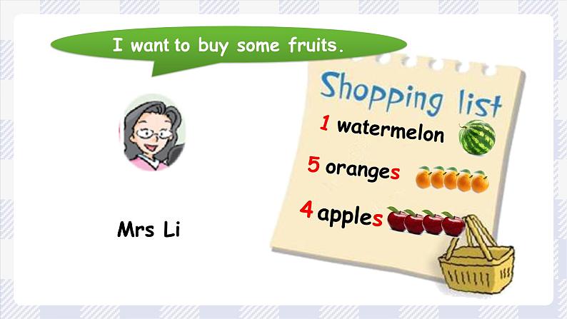 沪教版英语三年级上册 Unit 8《At the fruit shop》（第二课时）课件第5页