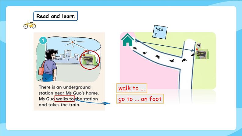 沪教牛津版_(六三制三起_)英语五年级上册 Unit 2《Going to school》（第二课时）课件07