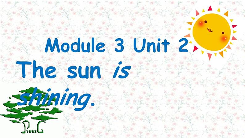 外研版（一年级起点）小学六年级英语下册Module 3 Unit 2 The sun is shining.  课件101