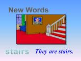 外研版（一年级起点）小学六年级英语下册Module 4 Unit 2 The apples are falling down the stairs!   课件1