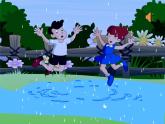 外研版（一年级起点）小学六年级英语下册 Module 5 Unit 2 Some children are jumping in the water.  课件