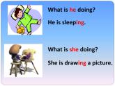 外研版（一年级起点）小学六年级英语下册 Module 5 Unit 2 Some children are jumping in the water.  课件2