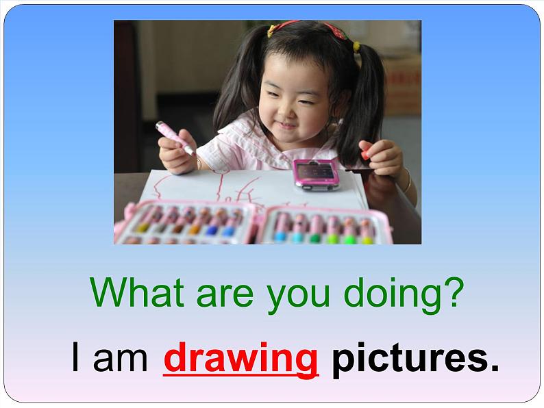 外研版（一年级起点）小学六年级英语下册 Module 5 Unit 2 Some children are jumping in the water.  课件207