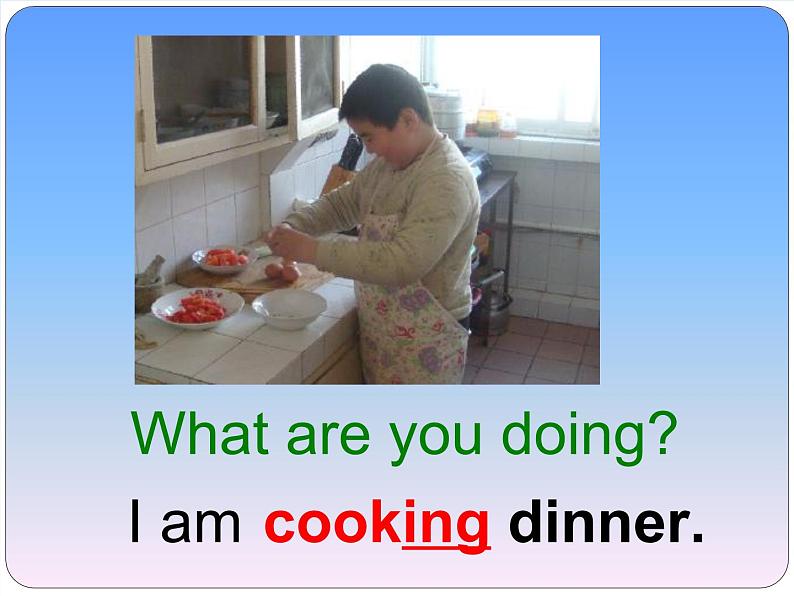 外研版（一年级起点）小学六年级英语下册 Module 5 Unit 2 Some children are jumping in the water.  课件208