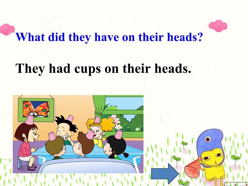 外研版（一年级起点）小学六年级英语下册 Module 8 Unit 1 Why do you have cups on your heads？  课件08