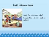 教科版（EEC）五年级英语上册 Unit 2  How Do You Go to School？   课件