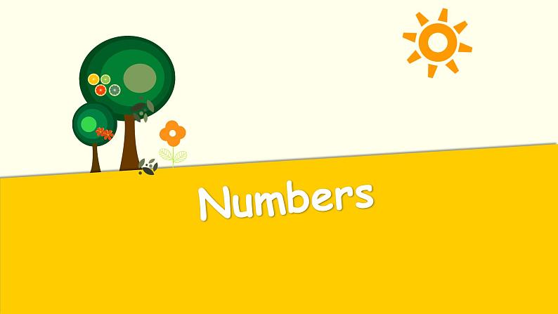 外研版（三年级起点）小学三年级英语上册  Unit2 Numbers   课件1第1页