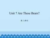 陕旅版（三年级起）小学三年级英语上册 Unit 7 Are These Bears   课件3