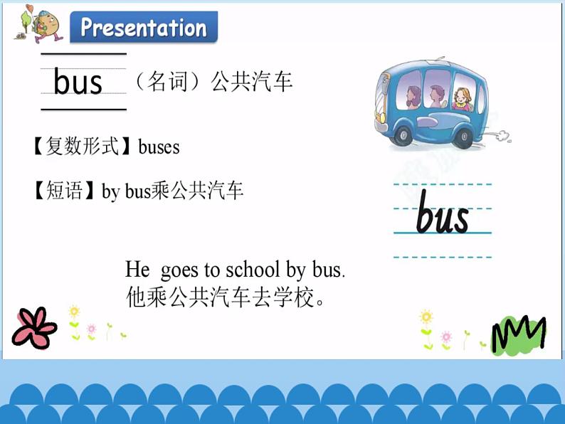 陕旅版（三年级起）小学三年级英语下册 Unit 3 How Do You Come to School   课件第8页