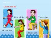 陕旅版（三年级起）小学三年级英语下册 Unit 3 How Do You Come to School   课件2
