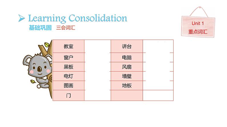 【知识点全 搭配练习】U1-U3 Revision 英语期中复习课件 四年级上册 人教PEP03