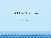 小学英语陕旅版四年级下册Unit 1 Our New House背景图ppt课件