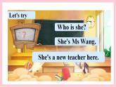 人教版英語(yǔ)五年級(jí)上冊(cè) Unit1 What's he like B let's talk 課件+ 教案+練習(xí)+素材