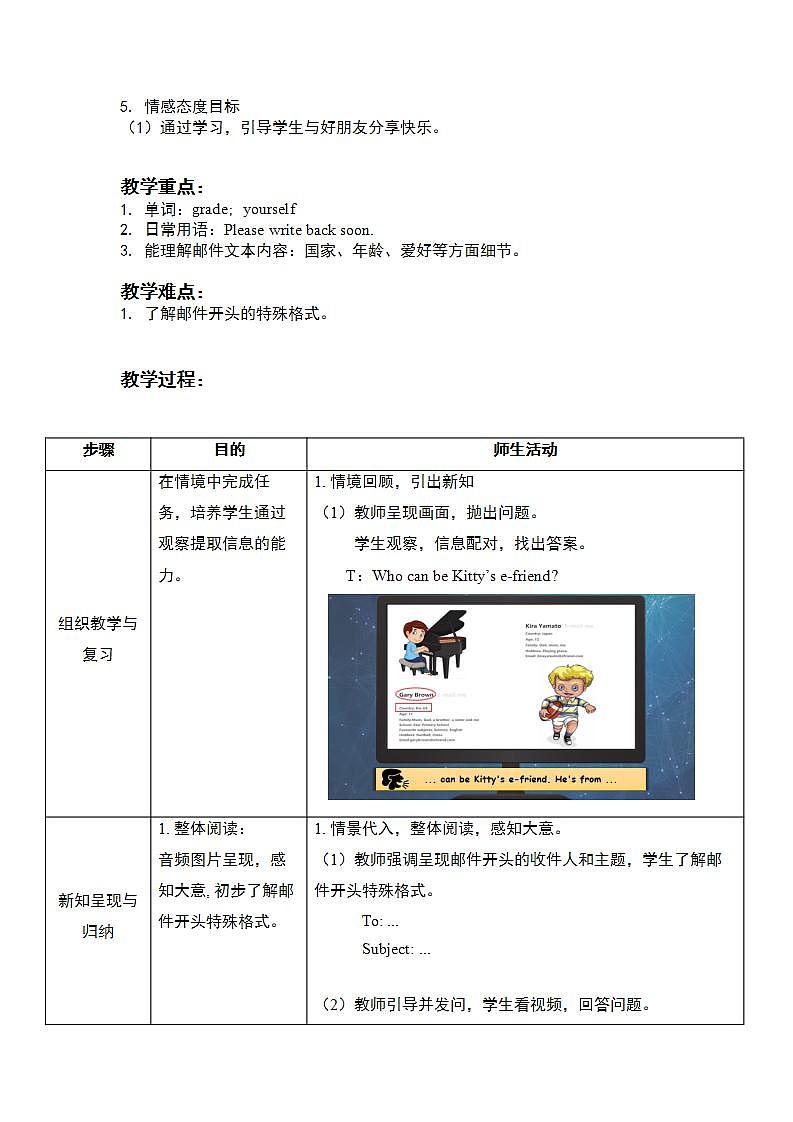 沪教牛津版_(六三制三起)英语六年级上学期 Unit 6《E-friends》（2）课件+教案（无音频素材）02