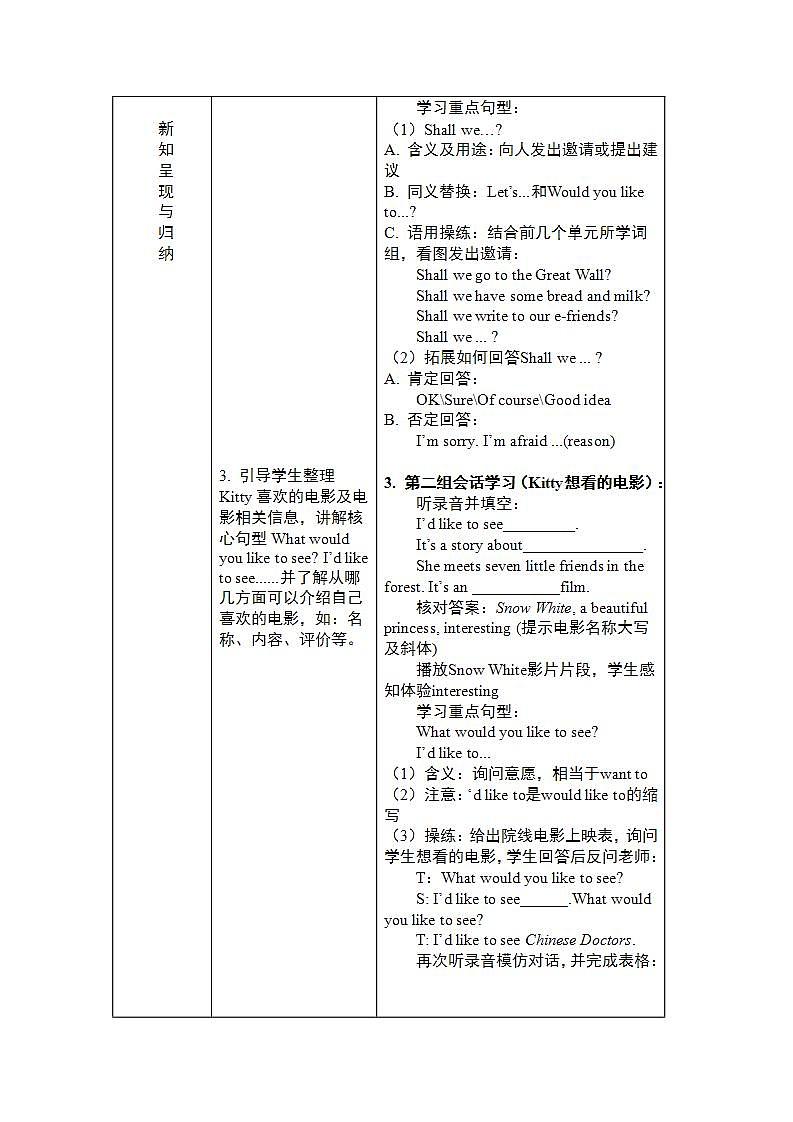 沪教牛津版_(六三制三起)英语六年级上学期 Unit 7《Seeing a film》（1）课件+教案（无音频素材）03