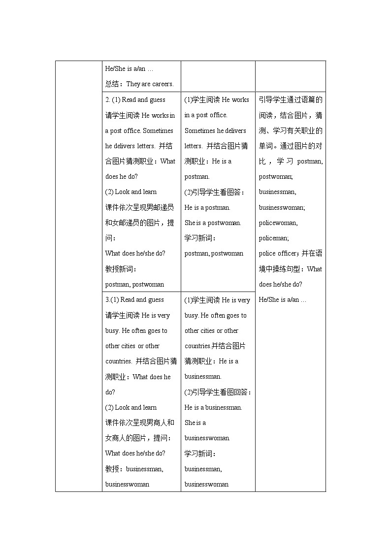 Unit 5 第2课时 教案-人教版英语pep六年级上册02