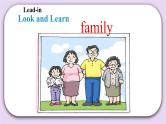 Module 2 Unit 5  My family  Period 1  课件