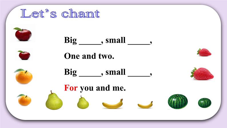 Module 3 Unit 8  At the fruit shop Period 3课件05