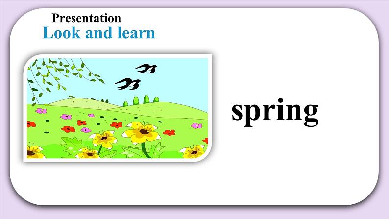 Module 4 Unit 12  The four seasons  Period 1课件03