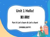 Unit 1 Hello Part A Let's learn & Let's chant课件+素材