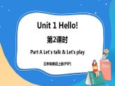 Unit 1 Hello Part A Let's talk & Let's play课件+素材